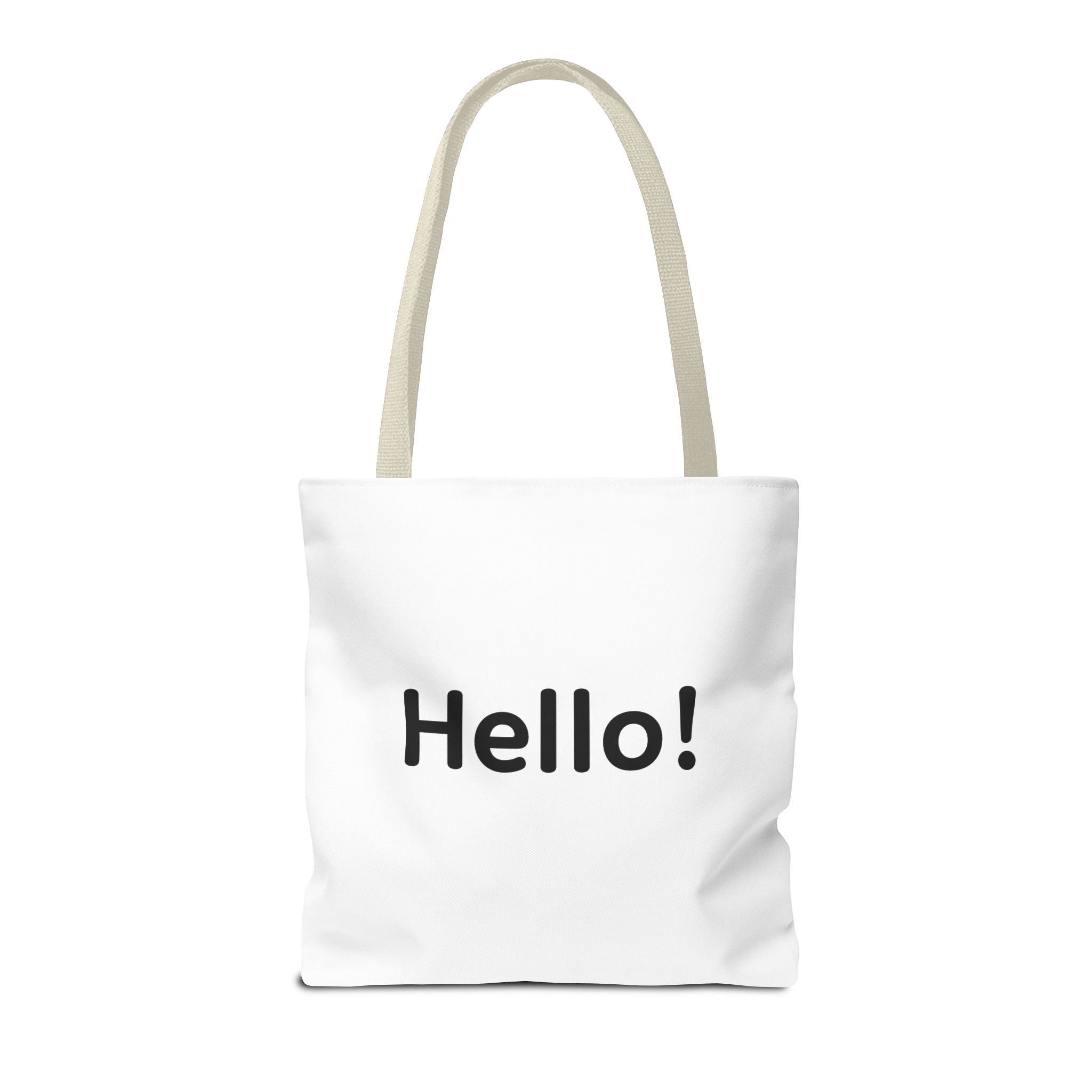 Hello / 안녕! Printed Tote Bag
