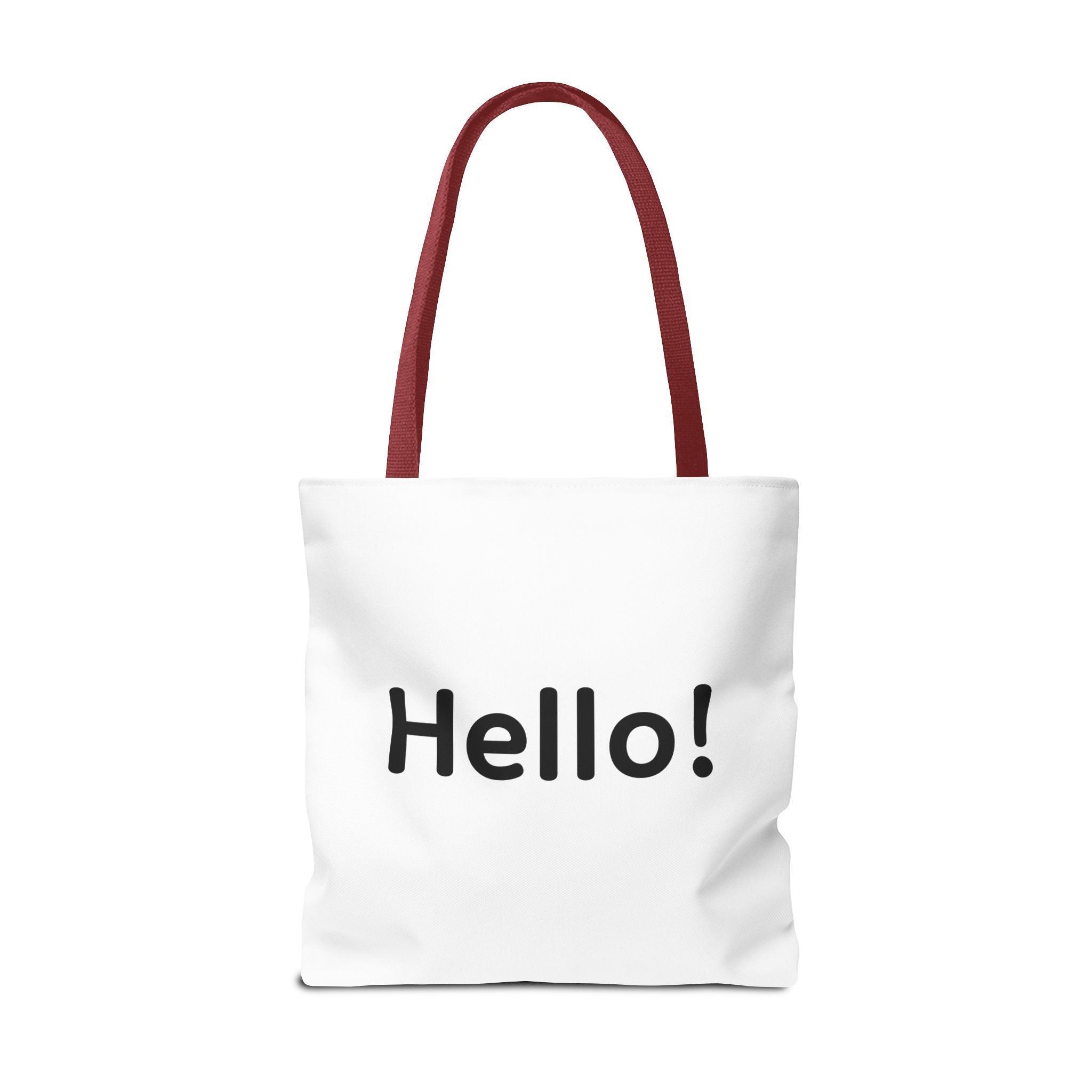 Hello / 안녕! Printed Tote Bag